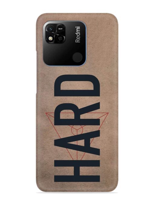 Hard Typo Snap Case for Xiaomi Redmi 10A Zapvi