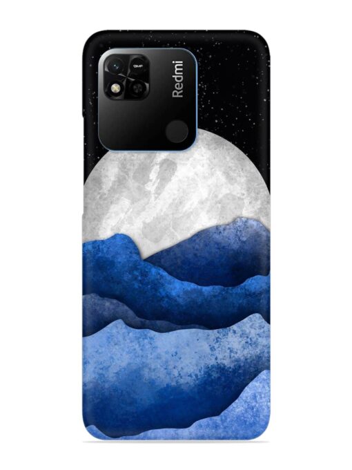 Full Moon Mountain Vector Snap Case for Xiaomi Redmi 10A Zapvi