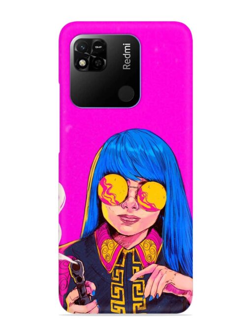 Aesthetic Anime Girl Snap Case for Xiaomi Redmi 10A Zapvi