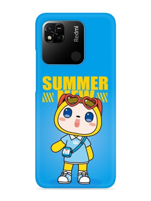 Summer Mew Cartoon Snap Case for Xiaomi Redmi 10A Zapvi