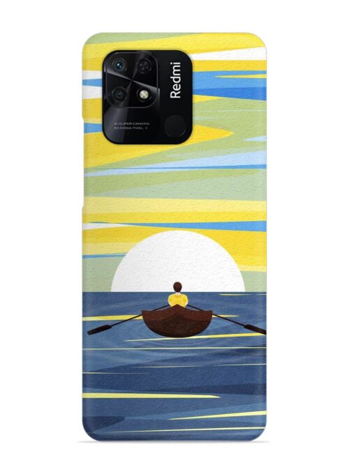 Rowing Person Ferry Paddle Snap Case for Xiaomi Redmi 10 Power Zapvi