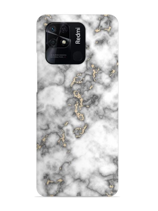 Gray And Gold Marble Snap Case for Xiaomi Redmi 10 Power