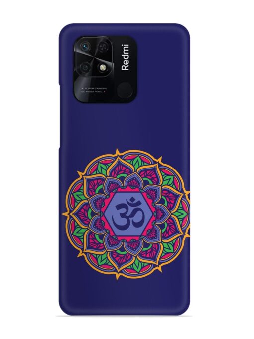 Om Mandala Art Blue Snap Case for Xiaomi Redmi 10 Power Zapvi