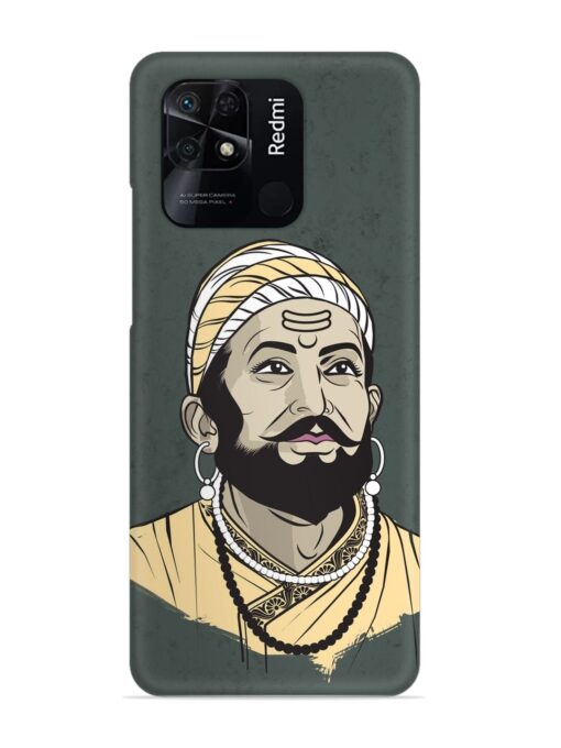 Shivaji Maharaj Vector Art Snap Case for Xiaomi Redmi 10 Power