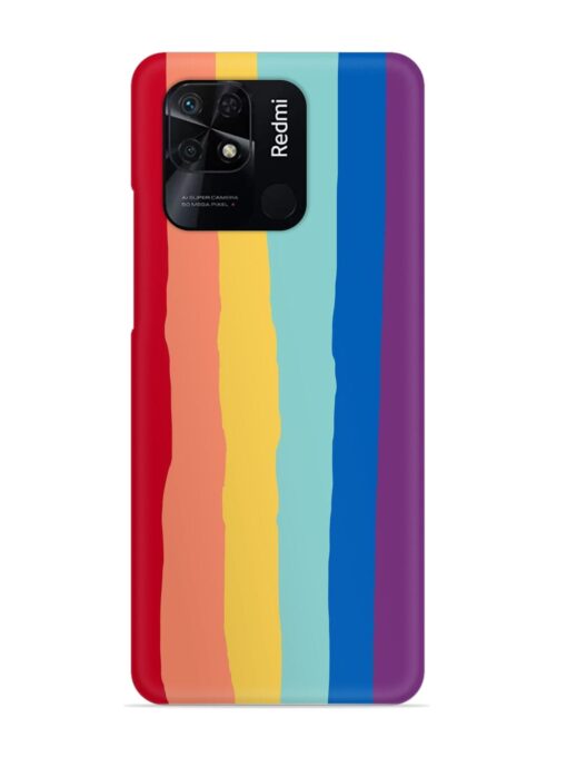 Rainbow Genuine Liquid Snap Case for Xiaomi Redmi 10 Power Zapvi