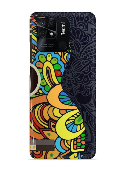 Guitar Vector Art Snap Case for Xiaomi Redmi 10 Power