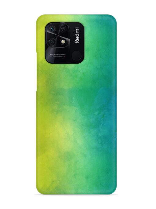 Yellow Green Gradient Snap Case for Xiaomi Redmi 10 Power