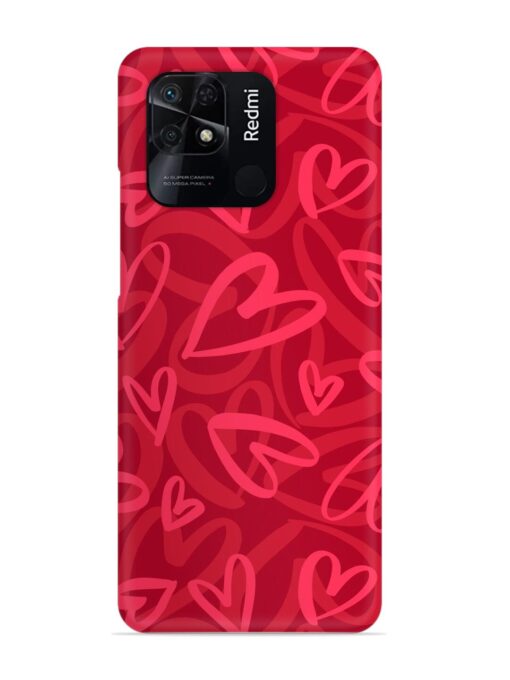 Seamless Romantic Pattern Snap Case for Xiaomi Redmi 10 Power