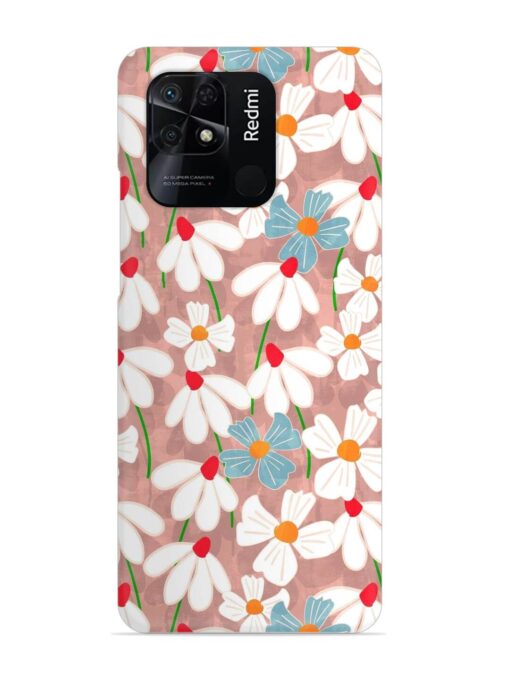 Abstract Petal Flowers Snap Case for Xiaomi Redmi 10 Power Zapvi