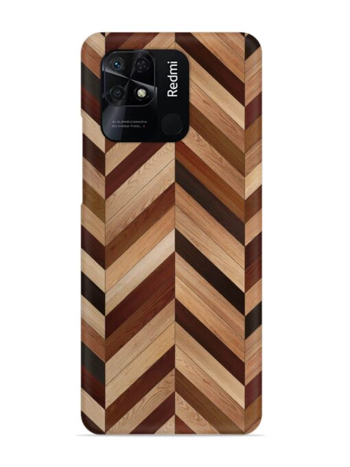 Seamless Wood Parquet Snap Case for Xiaomi Redmi 10 Power