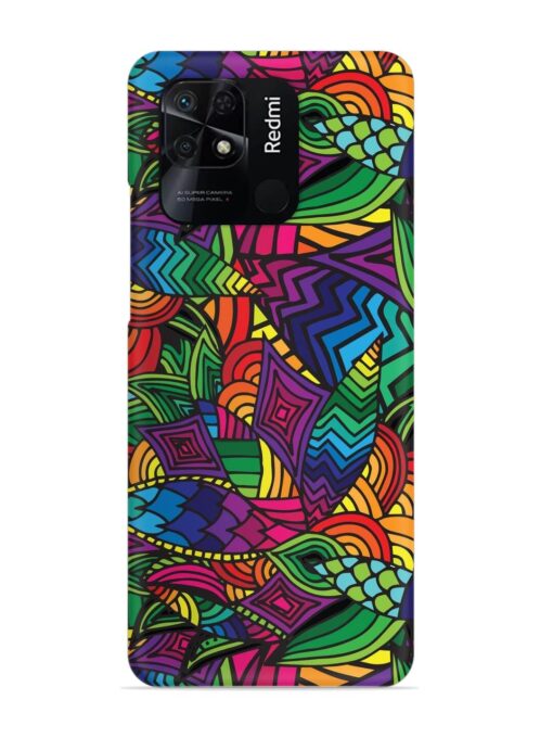 Abstract Multicolor Seamless Snap Case for Xiaomi Redmi 10 Power