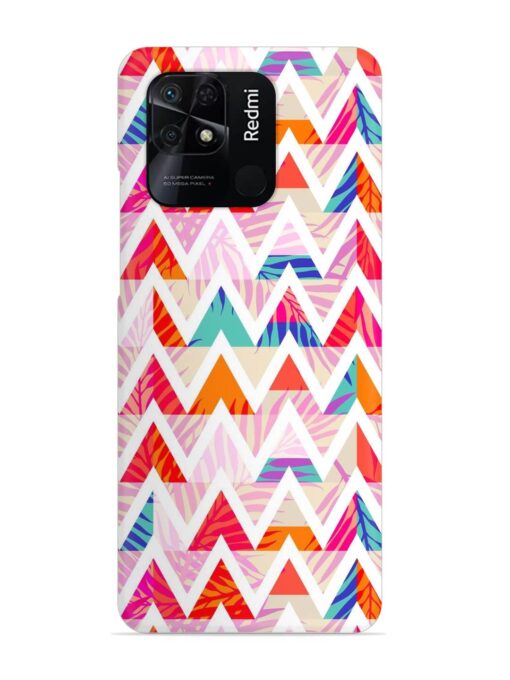 Abstract Triangle Background Snap Case for Xiaomi Redmi 10 Power