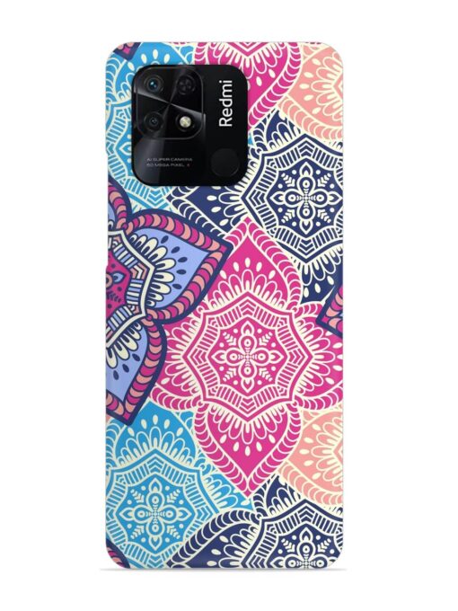 Ethnic Floral Seamless Snap Case for Xiaomi Redmi 10 Power