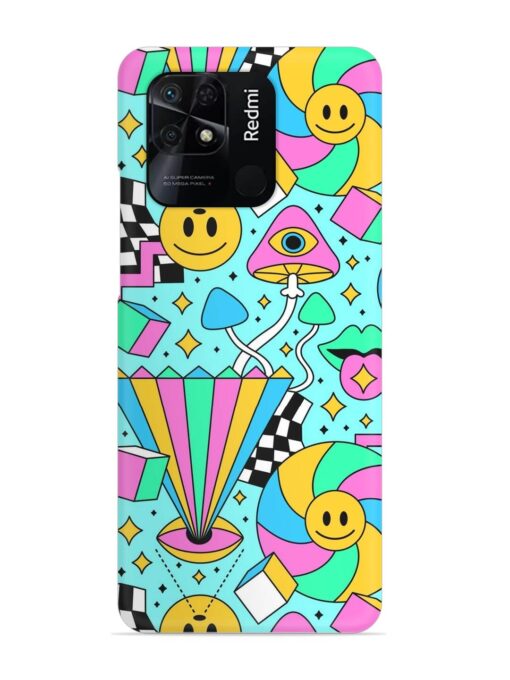 Trippy Rainbow 60S Snap Case for Xiaomi Redmi 10 Power