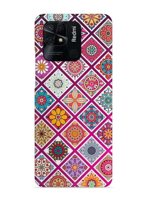 Seamless Tile Pattern Snap Case for Xiaomi Redmi 10 Power