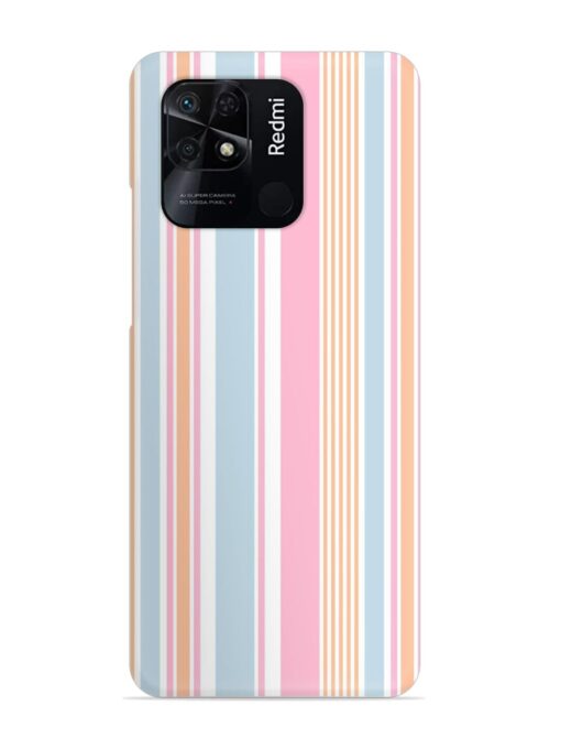 Stripe Seamless Pattern Snap Case for Xiaomi Redmi 10 Power Zapvi