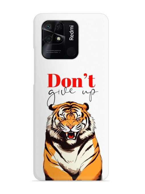 Don'T Give Up Tiger Art Snap Case for Xiaomi Redmi 10 Power