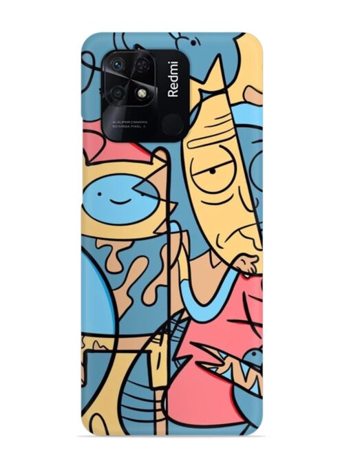 Silly Face Doodle Snap Case for Xiaomi Redmi 10 Power