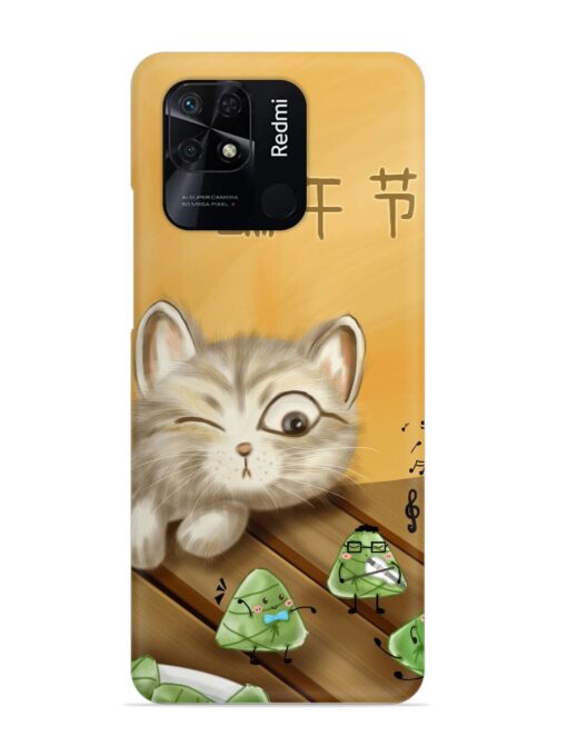 Cat Scorpion Dancing Snap Case for Xiaomi Redmi 10 Power