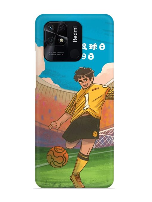 Soccer Kick Snap Case for Xiaomi Redmi 10 Power