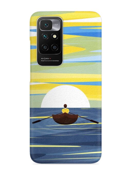 Rowing Person Ferry Paddle Snap Case for Xiaomi Redmi 10 Prime (2022) Zapvi