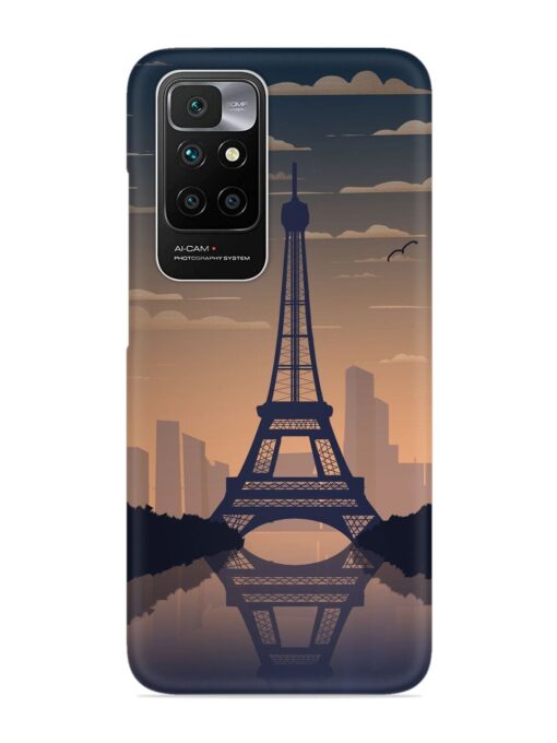 France Paris Eiffel Tower Gradient Snap Case for Xiaomi Redmi 10 Prime (2022) Zapvi