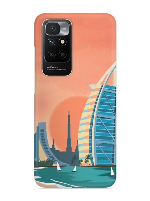 Dubai Architectural Scenery Snap Case for Xiaomi Redmi 10 Prime (2022) Zapvi