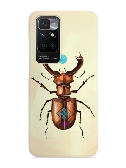 Stag Beetle Vector Snap Case for Xiaomi Redmi 10 Prime (2022) Zapvi