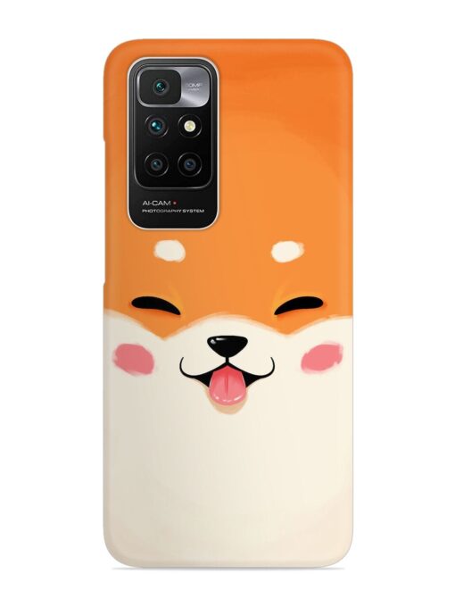 Cute Dog Face Vector Snap Case for Xiaomi Redmi 10 Prime (2022) Zapvi