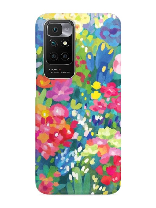 Watercolor Flower Art Snap Case for Xiaomi Redmi 10 Prime (2022) Zapvi