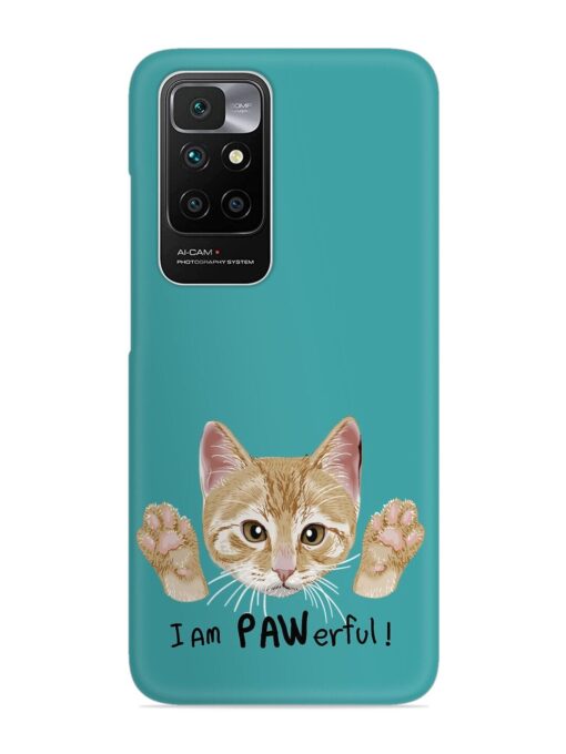 Typography Slogan Cat Snap Case for Xiaomi Redmi 10 Prime (2022) Zapvi