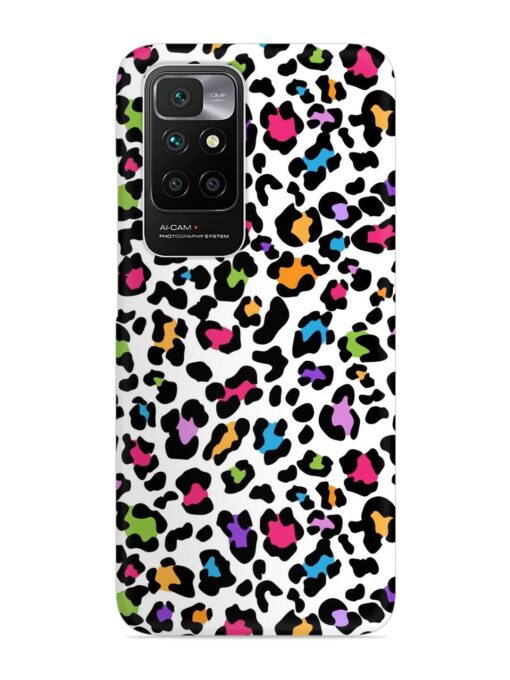 Seamless Leopard Pattern Snap Case for Xiaomi Redmi 10 Prime (2022) Zapvi