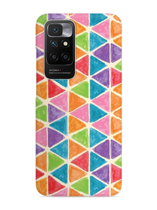 Seamless Colorful Isometric Snap Case for Xiaomi Redmi 10 Prime (2022) Zapvi