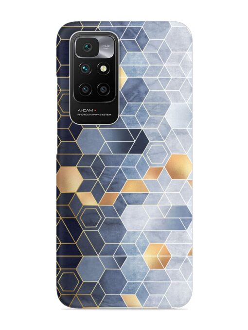 Geometric Abstraction Hexagons Snap Case for Xiaomi Redmi 10 Prime (2022)