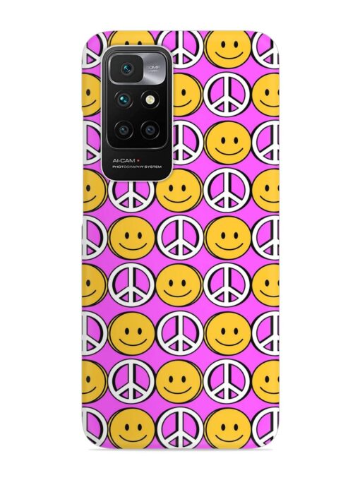 Smiley Face Peace Snap Case for Xiaomi Redmi 10 Prime (2022) Zapvi