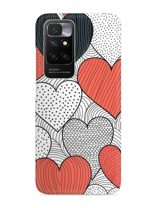 Girly Heart Seamless Snap Case for Xiaomi Redmi 10 Prime (2022)