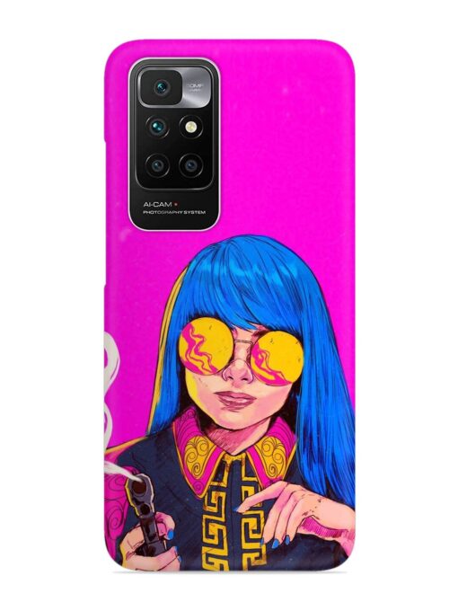 Aesthetic Anime Girl Snap Case for Xiaomi Redmi 10 Prime (2022) Zapvi