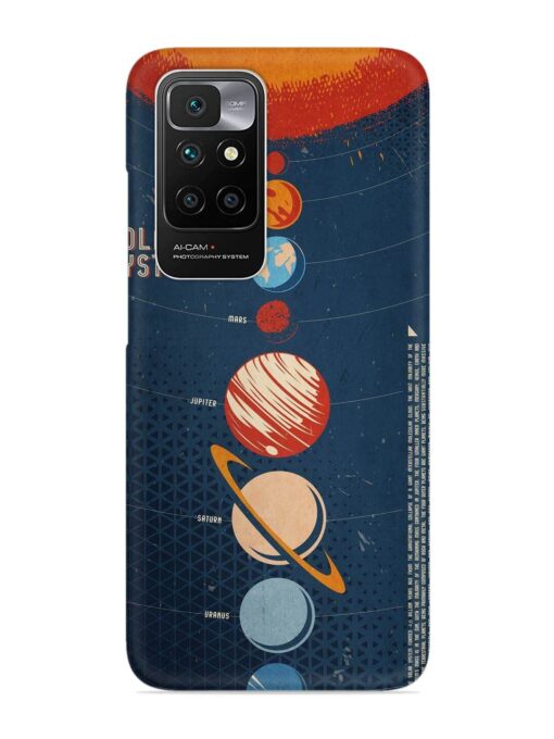 Solar System Vector Snap Case for Xiaomi Redmi 10 Prime (2022)