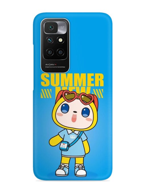 Summer Mew Cartoon Snap Case for Xiaomi Redmi 10 Prime (2022) Zapvi