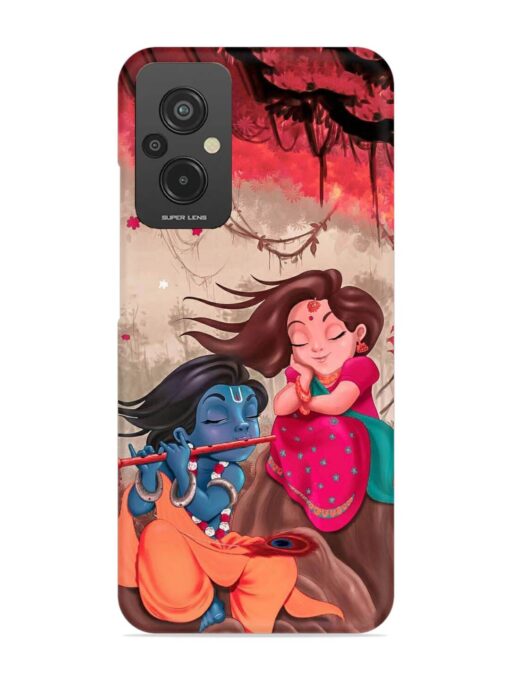 Radhe Krishna Water Art Snap Case for Xiaomi Redmi 11 Prime (4G)