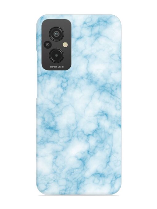 Blue White Natural Marble Snap Case for Xiaomi Redmi 11 Prime (4G) Zapvi