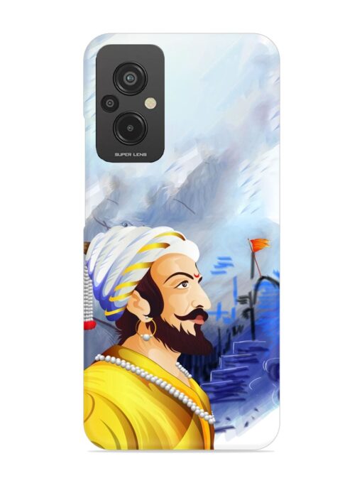 Shivaji Maharaj Color Paint Art Snap Case for Xiaomi Redmi 11 Prime (4G) Zapvi