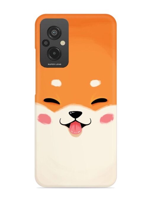 Cute Dog Face Vector Snap Case for Xiaomi Redmi 11 Prime (4G) Zapvi