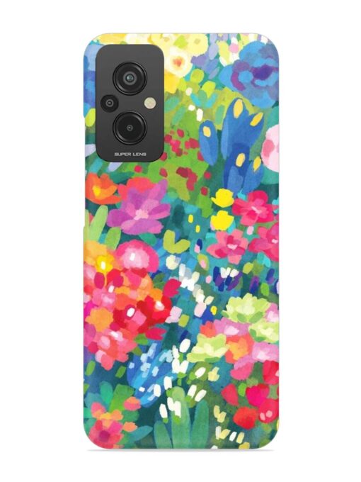 Watercolor Flower Art Snap Case for Xiaomi Redmi 11 Prime (4G) Zapvi