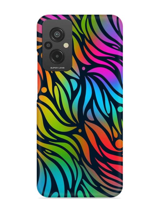 Abstract Leaf Design Snap Case for Xiaomi Redmi 11 Prime (4G) Zapvi