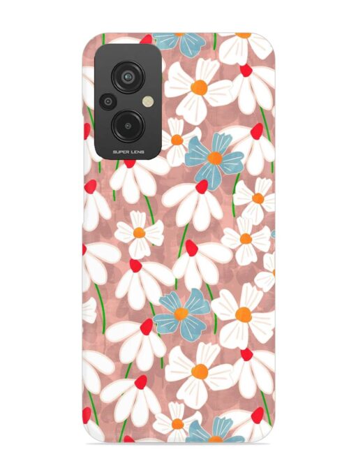 Abstract Petal Flowers Snap Case for Xiaomi Redmi 11 Prime (4G) Zapvi