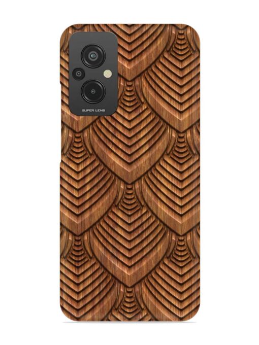 Carved Pattern On Snap Case for Xiaomi Redmi 11 Prime (4G) Zapvi