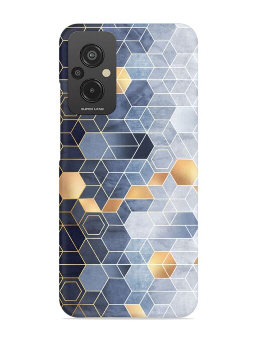 Geometric Abstraction Hexagons Snap Case for Xiaomi Redmi 11 Prime (4G) Zapvi