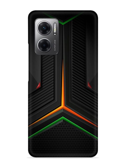 Orange Triangle Light Snap Case for Xiaomi Redmi 11 Prime (5G)