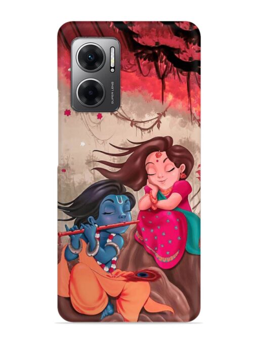 Radhe Krishna Water Art Snap Case for Xiaomi Redmi 11 Prime (5G) Zapvi